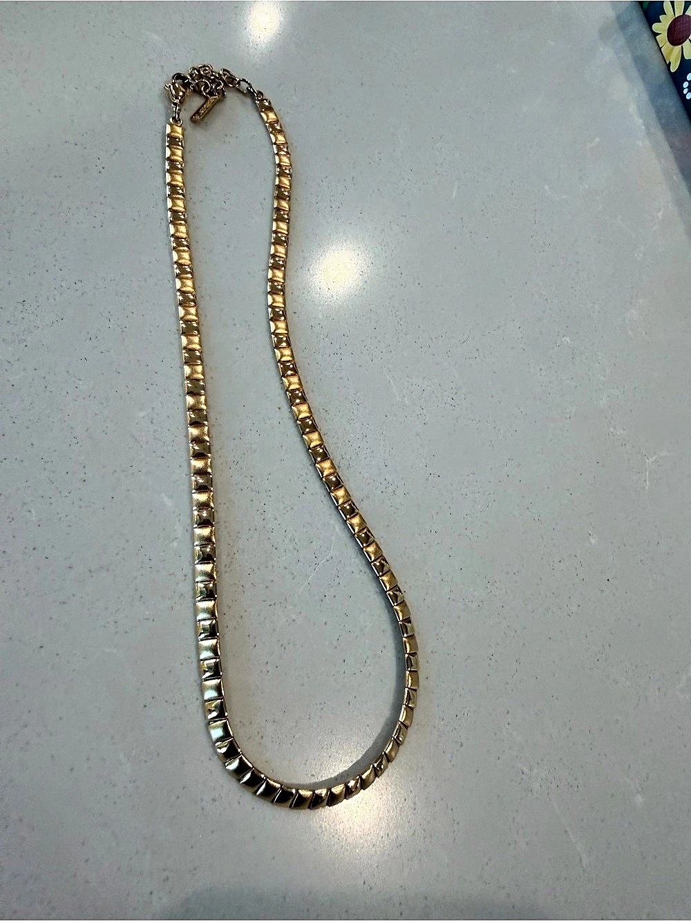Napier Gold-Tone Link Chain Necklace Like New